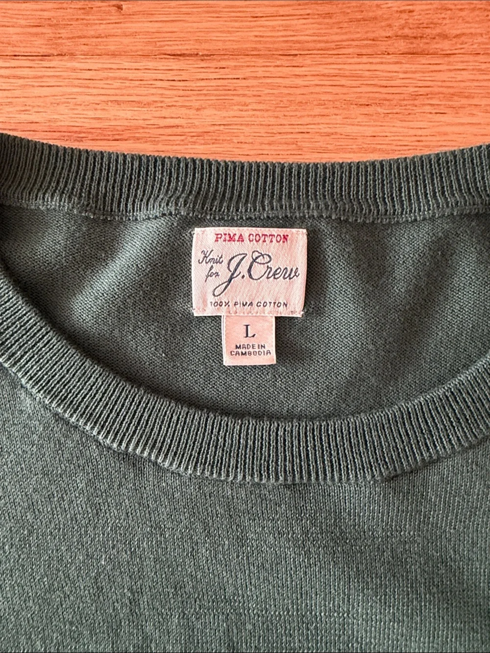J. Crew Forest Green Short Sleeve Knit Top